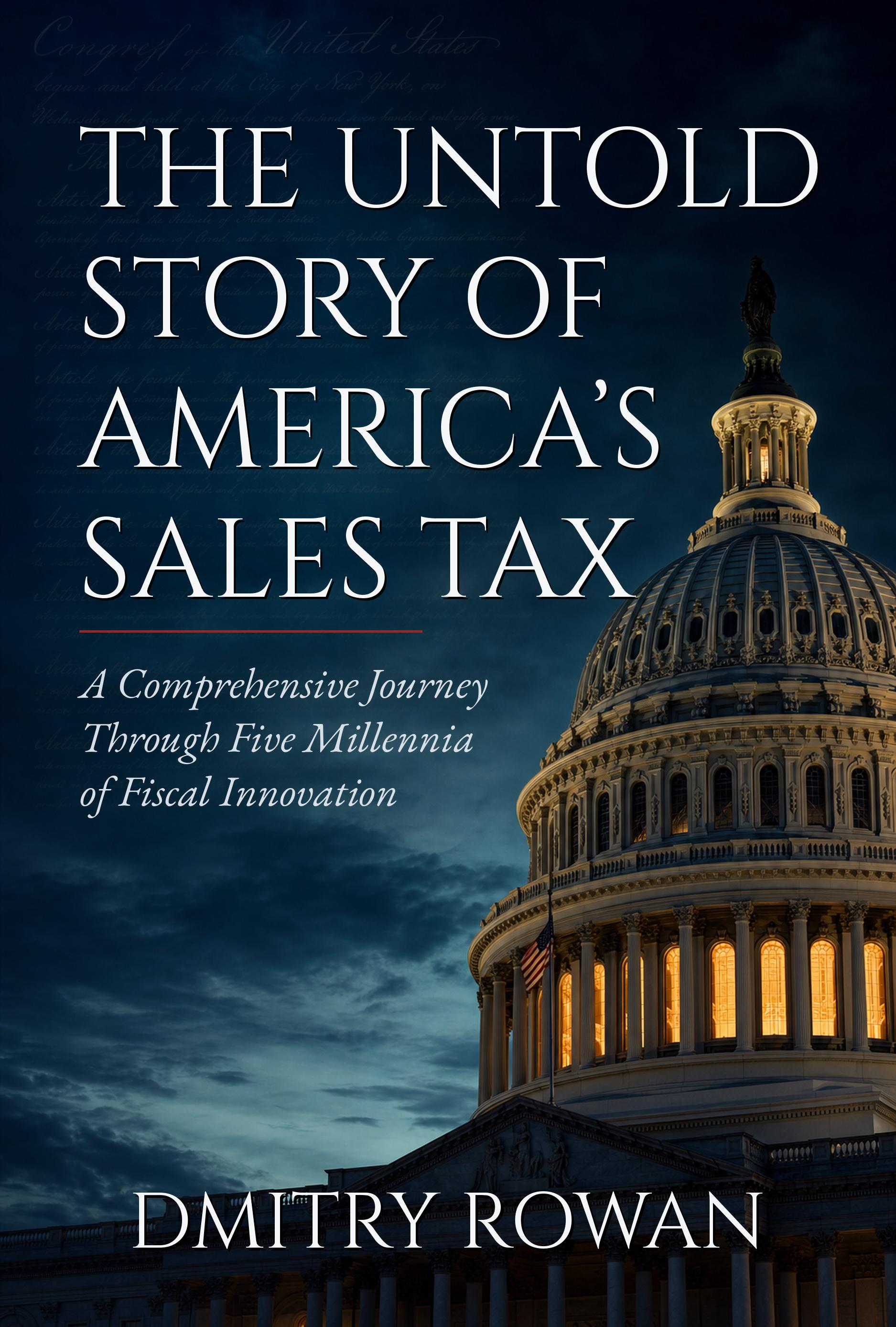 Cover of The Untold Story of America's Sales Tax by Dmitry Rowan